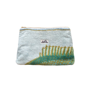 BEACH SHACK CLUTCH - BLUE FISH (READY TO SHIP!)