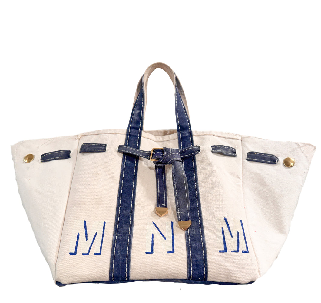 Monogrammed Birdie Fair Tote - Expected Ship Date: October 1, 2025