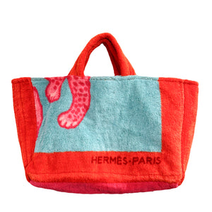 Playful Paws Pink Leopard Beach Shack Tote