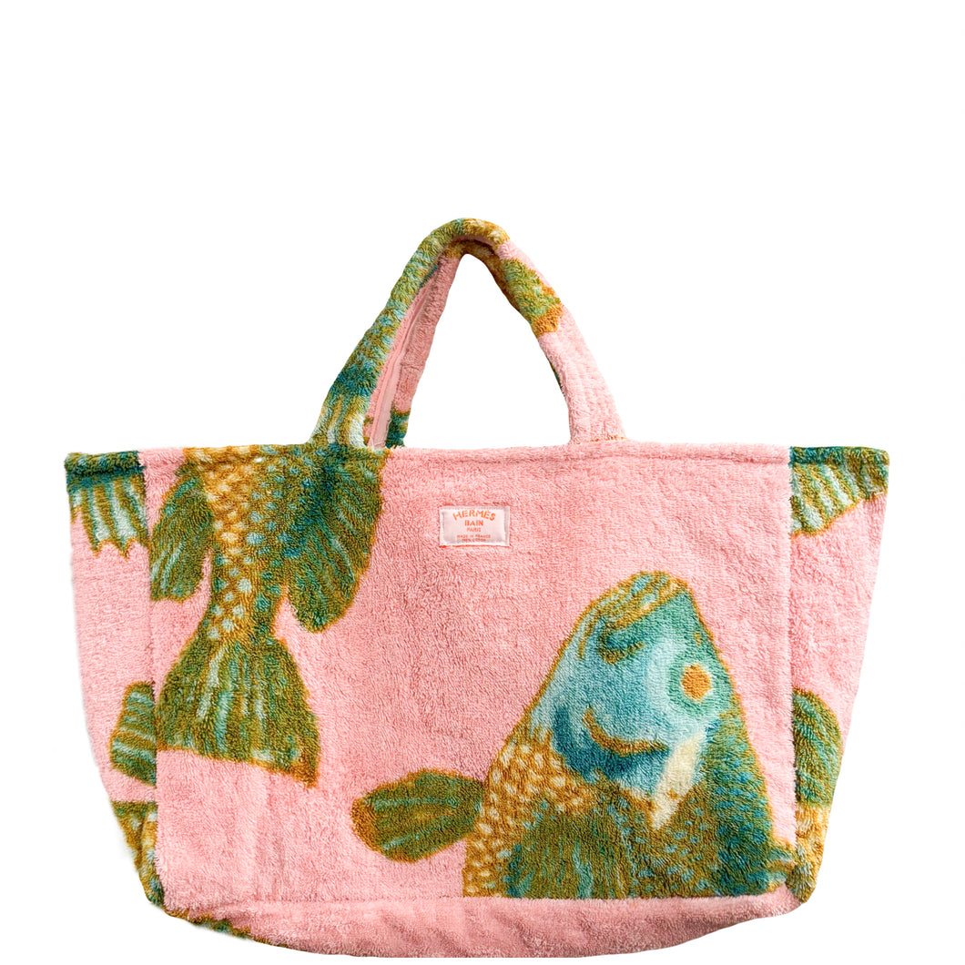 Pink Fish Beach Shack Tote