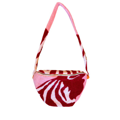 Pink Zebra Kiss Beach Shack Crossbody