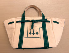 The Birdie Fair Tote - Evergreen Trees (1980 Vintage) - Ready To Ship