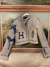 Blue Horseshoe Blanket Jacket [Pre-Order, 8 week turnaround]