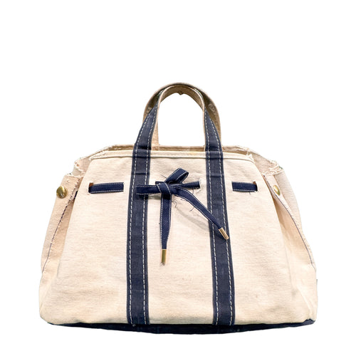 The Duchess Tote in Vintage Faded Blue - Ready To Ship!