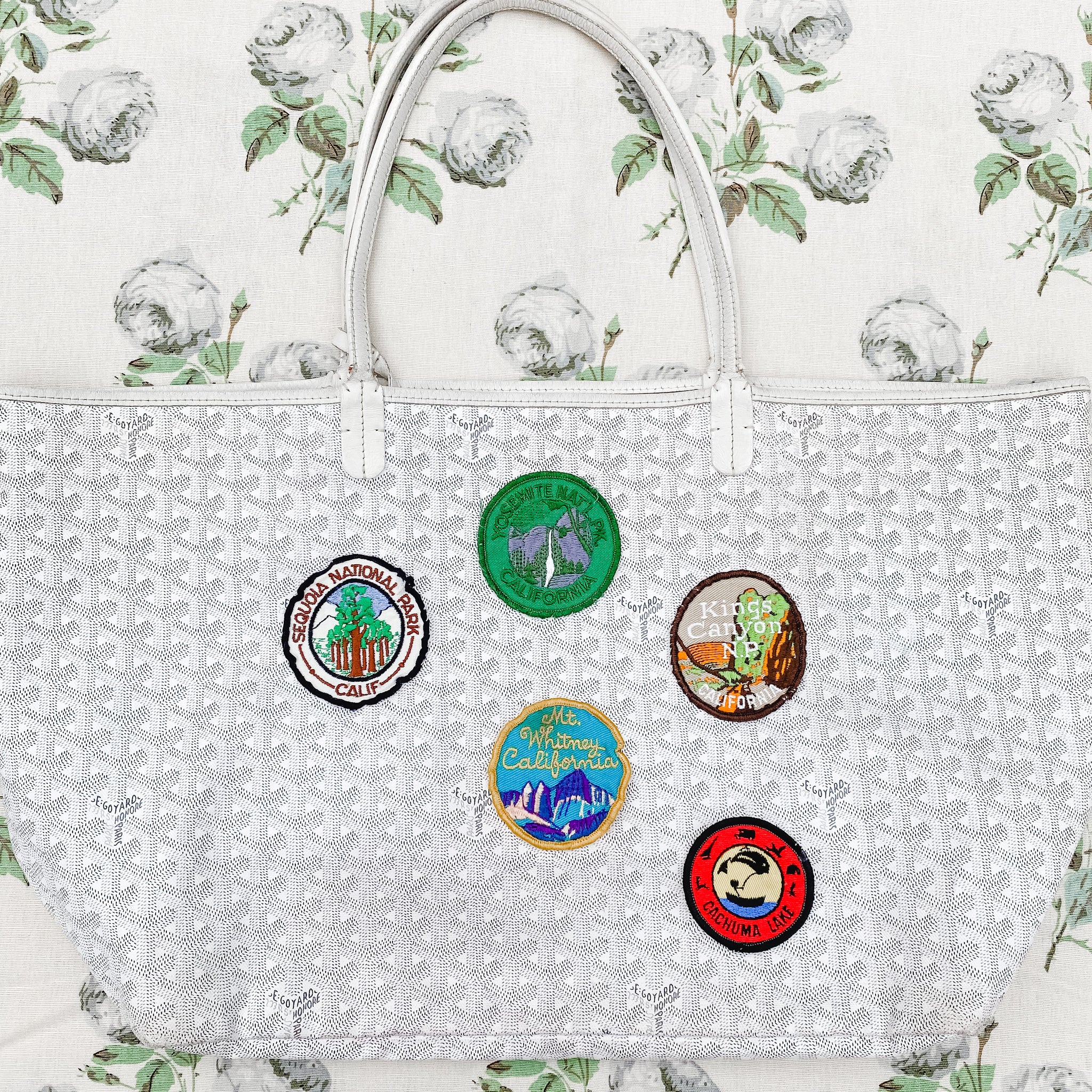 vintage national park patches