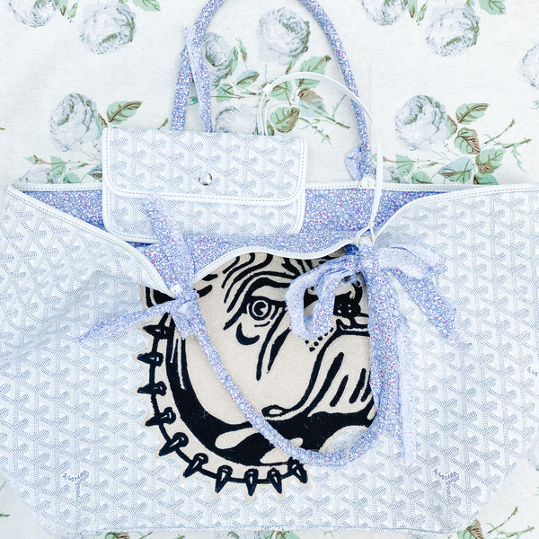 liberty eloise blue: lining & handle wrapping