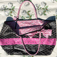 liberty phoebe pink: lining & handle wrapping