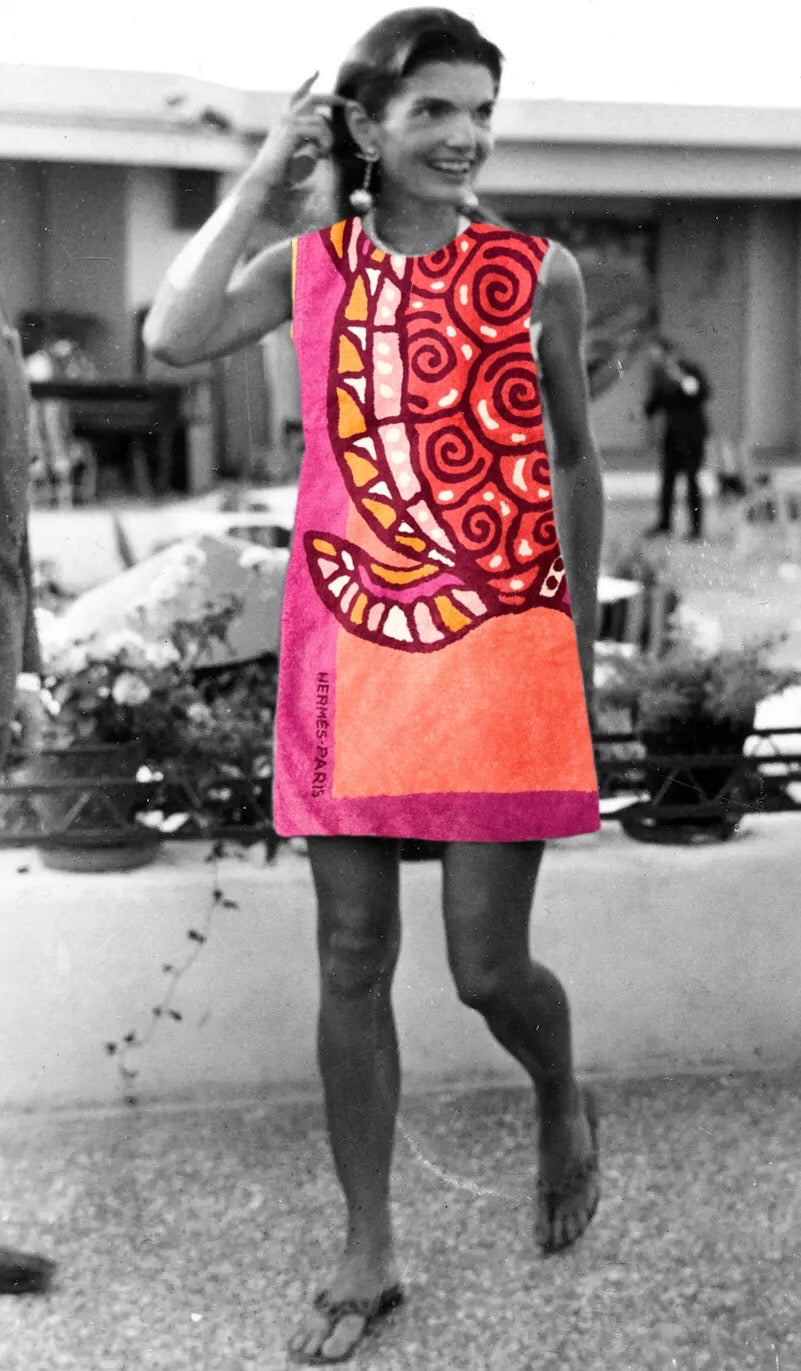 The Pool Dress - Pink Turtle