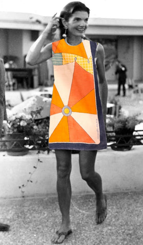 The Pool Dress - Orange Beach Umbrella