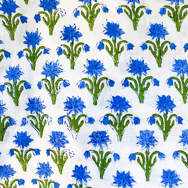Lucy Block Print: lining & handle wrapping