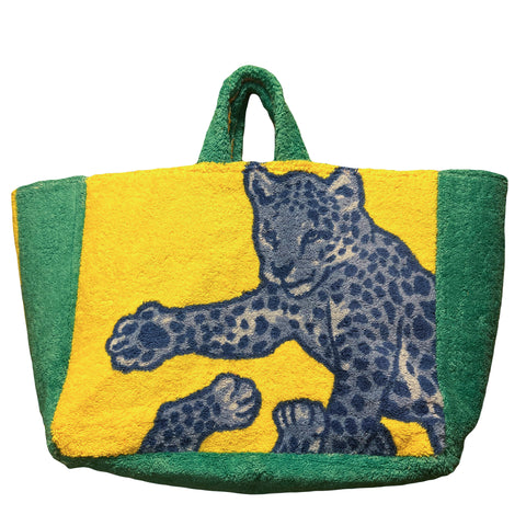 Playful Leopards Beach Shack Tote