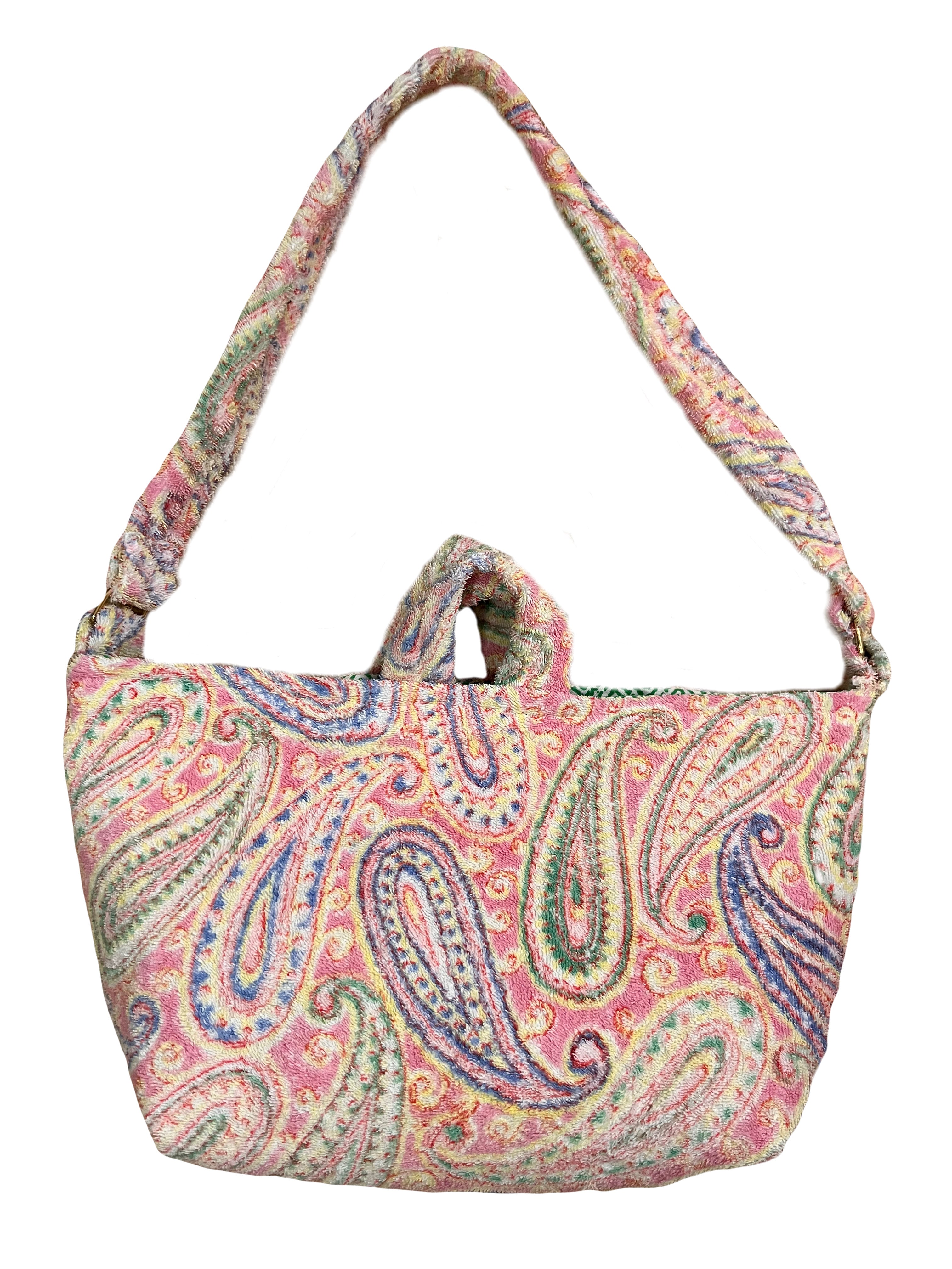 Paisley Small Crossbody Beach Shack Tote - (Ships Overnight for 12