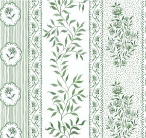 Riley Sheehey's Larkspur Green: lining and handle wrapping
